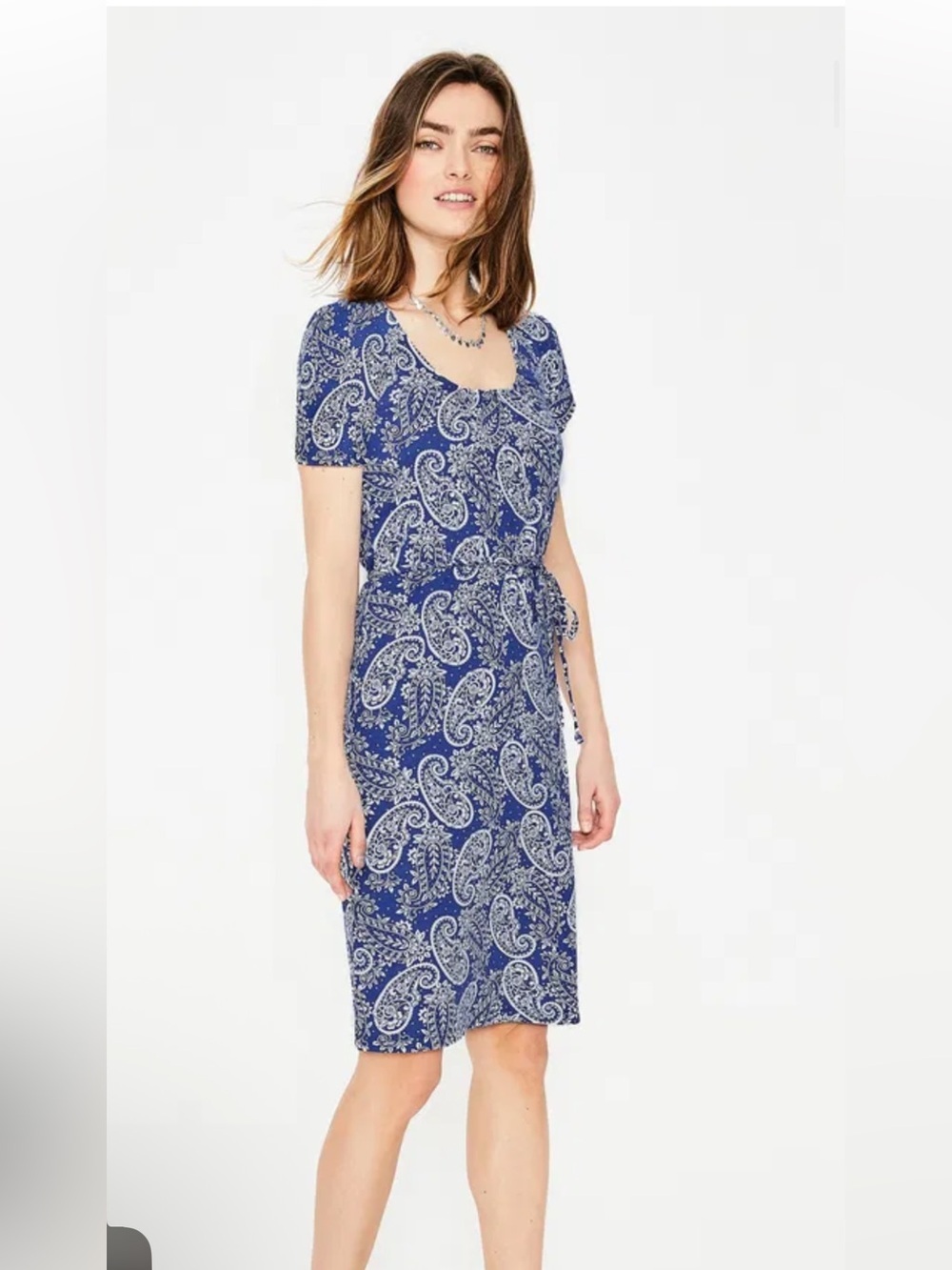 BODEN Elspeth Jersey Dress 2R - Picture 4 of 14